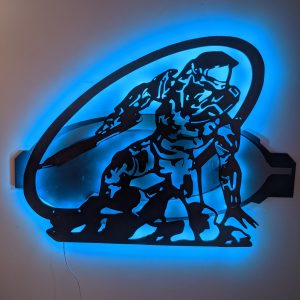 Halo Master Chief LED Wall Art