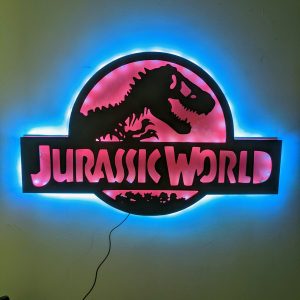 Jurassic World LED Wall Art