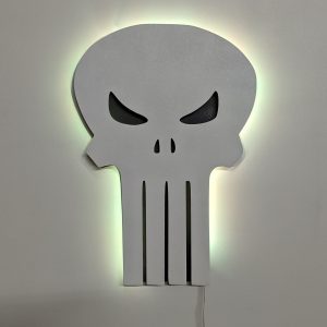 Punisher Logo LED Wall Art