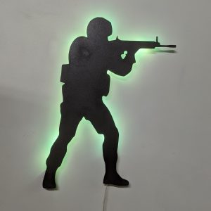Counterstrike GO LED Wall Art