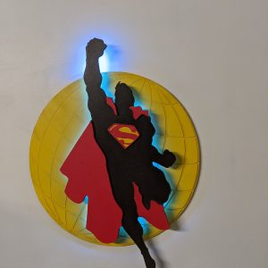 Superman LED Wall Art