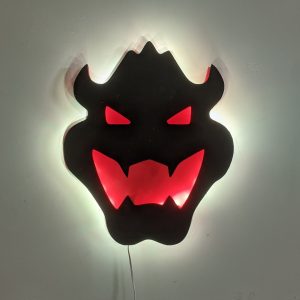 Super Mario Bowser LED Wall Art