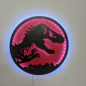 Jurassic Park LED Wall Art