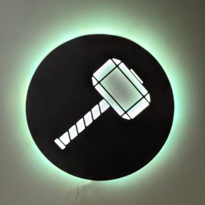 Thor Hammer LED Wall Art