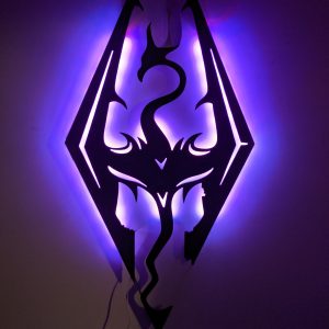 Skyrim LED Wall Art