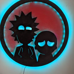Rick and Morty LED Wall Art